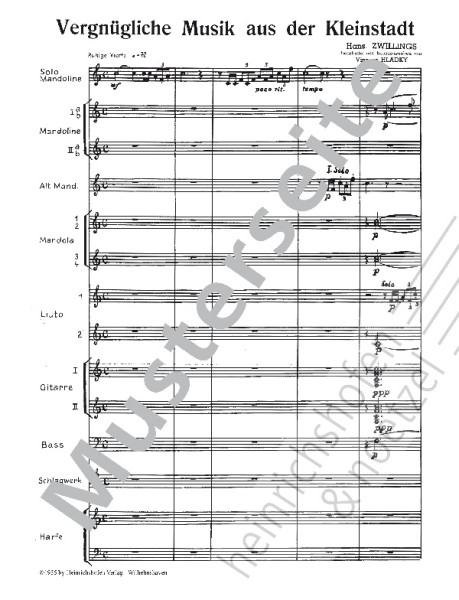 Vergnügliche Musik aus der Kleinstadt