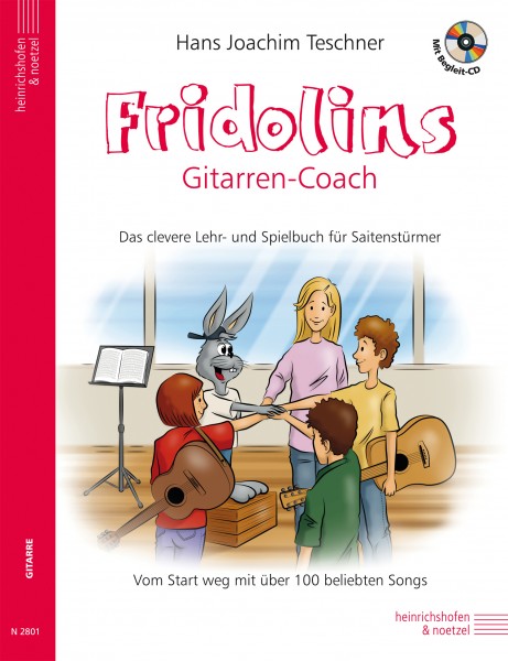 Fridolins Gitarren-Coach (mit CD) | Hans JOachim Teschner | Heinrichshofen Verlag