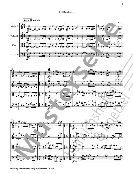 5. Steichquartett | Werner Heider | Heinrichshofen Verlag