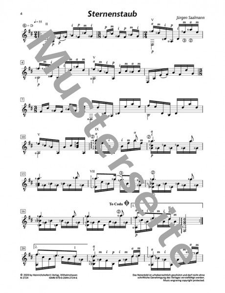 Sternenstaub, Gitarre solo