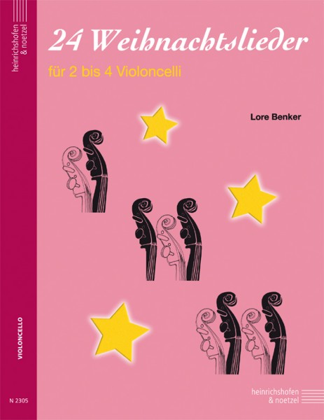 24 Weihnachtslieder für 2 bis 4 Violoncelli