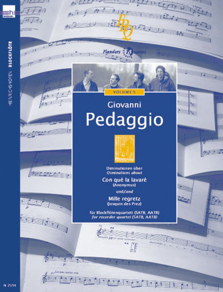 Diminutions on ‘Con qué la lavaré’ (Anonymus) and ‘Mille Regretz’ (Josquin des Prez)