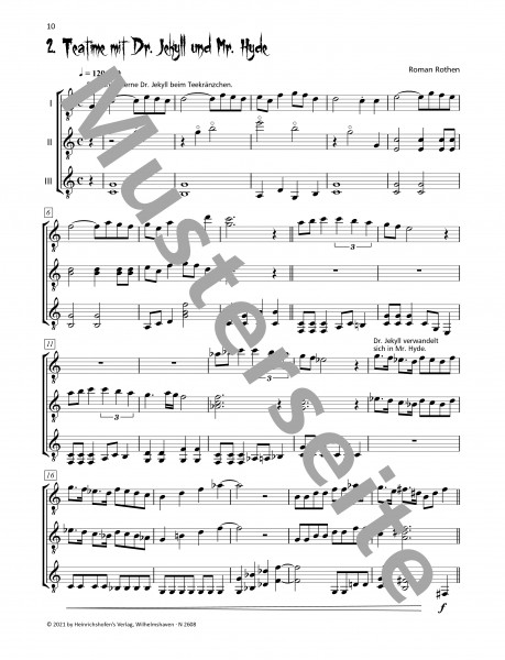 Gruseliges für 3 Gitarren