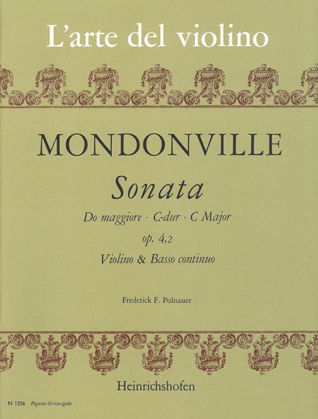Sonata C-Dur op.4 Nr. 2 | Jean-Joseph de Cassanéa de Mondonville | Heinrichshofen Verlag