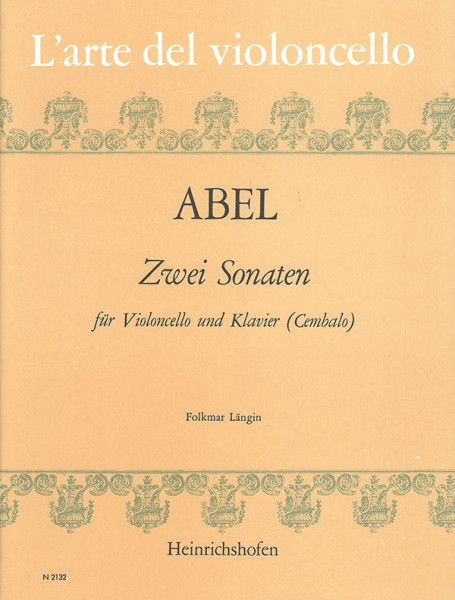 2 Sonaten | Karl Friedrich Abel | Heinrichshofen Verlag