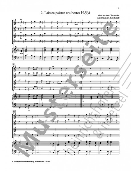 Noël 1694 - Partitur und Stimmen