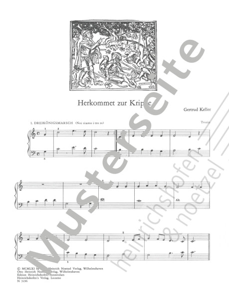 Herkommet zur Krippe (Come to the manger) | Gertrud Keller | Heinrichshofen publishing house