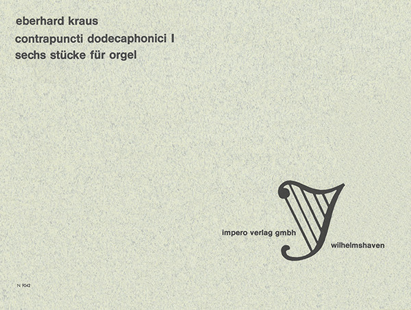 Contrapuncti dodecaphonici I | Eberhard Kraus | Heinrichshofen Verlag