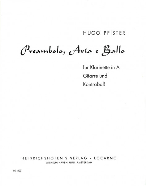 Preambolo, Aria e Ballo