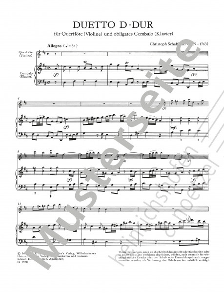 Duetto D-Dur | op. 1