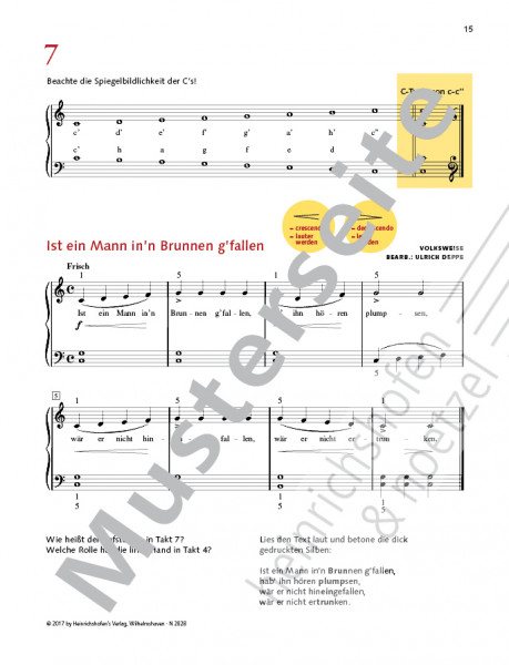 Die neue Klavierfibel | Band 1 | Ulrich Deppe | Heinrichshofen Verlag