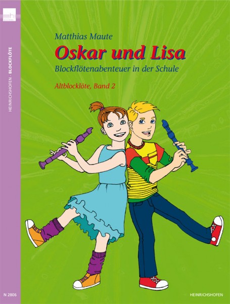 Oskar und Lisa - Blockflötenabenteuer in der Schule – Altblockflöte, Band 2