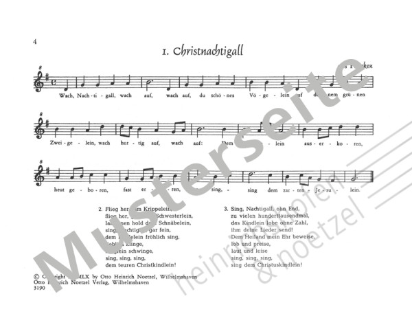 The Christmas Nightingale | Fritz Koschinsky | Heinrichshofen publishing house