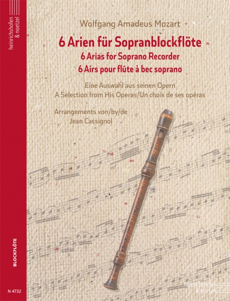 6 Arien für Sopranblockflöte