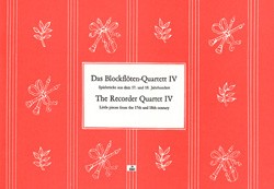 Das Blockflötenquartett IV