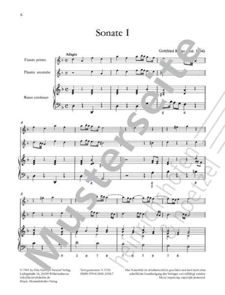 Sechs Triosnaten | Gottfried Keller | Hugo Ruf