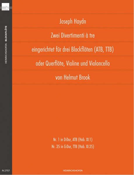 Zwei Divertimenti à tre