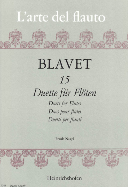 15 duets | Michel Blavet | Heinrichshofen publishing house