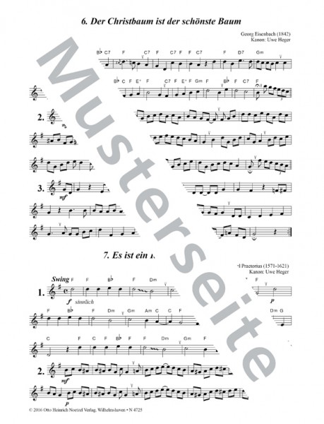 Christmas street music (tenor- | soprano saxophones)