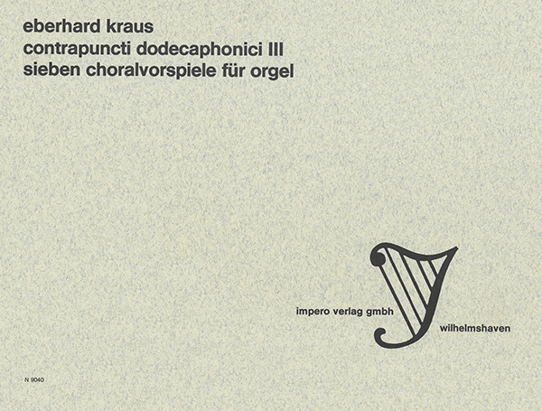 Contrapuncti dodecaphonici III | Eberhard Kraus | Heinrichshofen Verlag