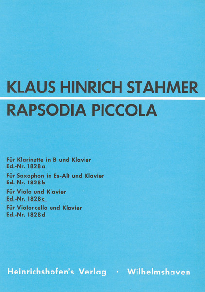 Rapsodia piccola für Viola und Klavier