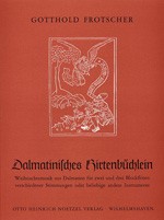 Dalmatinisches Hirtenbüchlein