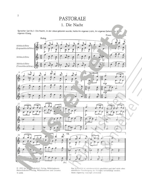 Pastorale und Marsch