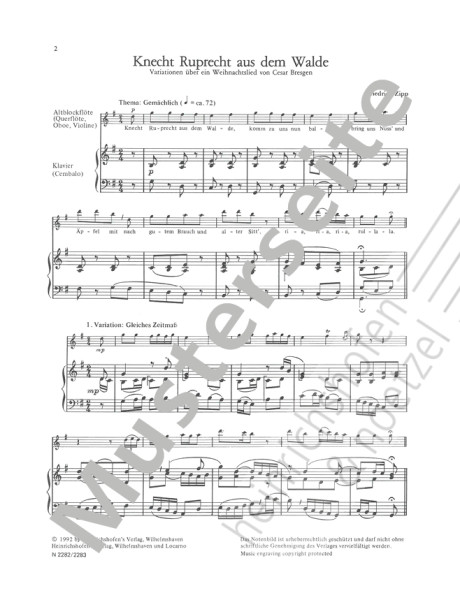 Knecht Ruprecht aus dem Walde