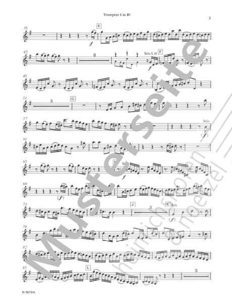 3rd Brandenburg Concerto 1st movement | Johann Sebastian Bach | Heinrichshofen publishing house