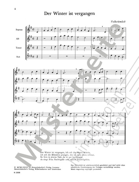 Das Frühlingsquartett | Peter Heilbut | Heinrichshofen Verlag