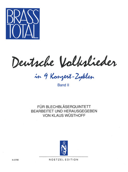 Deutsche Volkslieder in 9 Konzert-Zyklen II | Klaus Wüsthof | Heinrichshofen Verlag