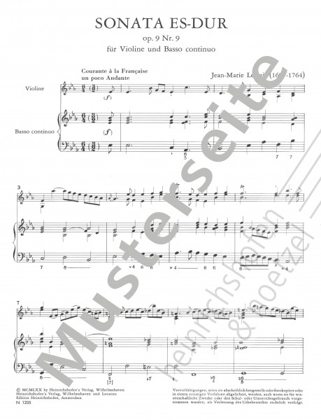 Sonata Es-Dur op. 9 Nr. 9