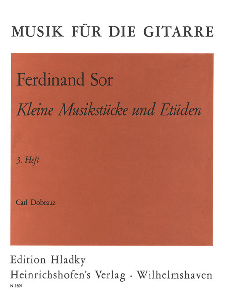 Kleine Musikstücke und Etüden | Heft 3 | Fernando Sor | Heinrichshofen Verlag