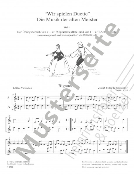 Wir spielen Duette | Heft 1 | Reihe A