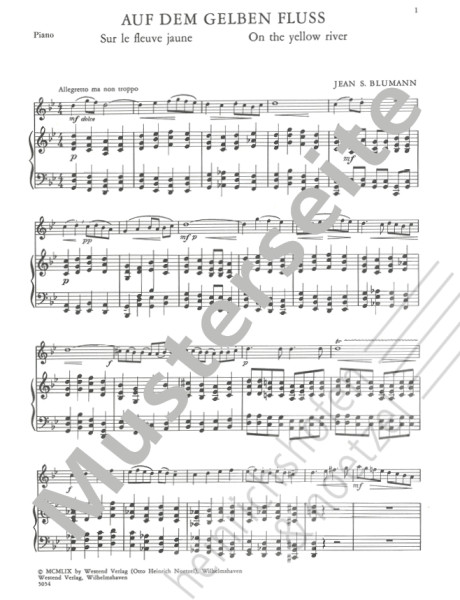 Auf dem gelben Fluss | Jean S. Blumann | Heinrichshofen Verlag