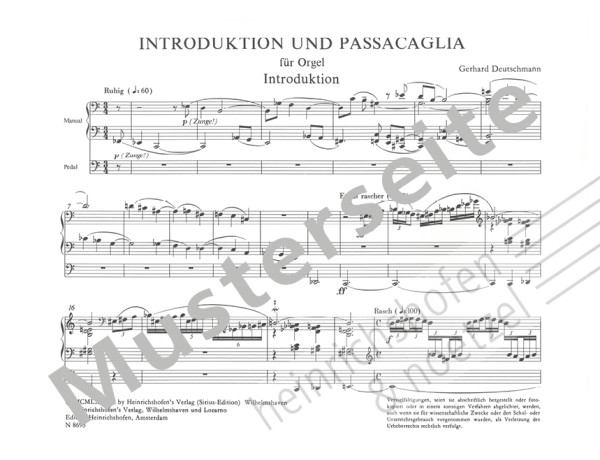 Introduktion und Passacaglia