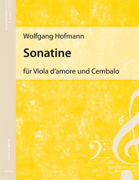 Sonatine für Viola d'amore und Cembalo