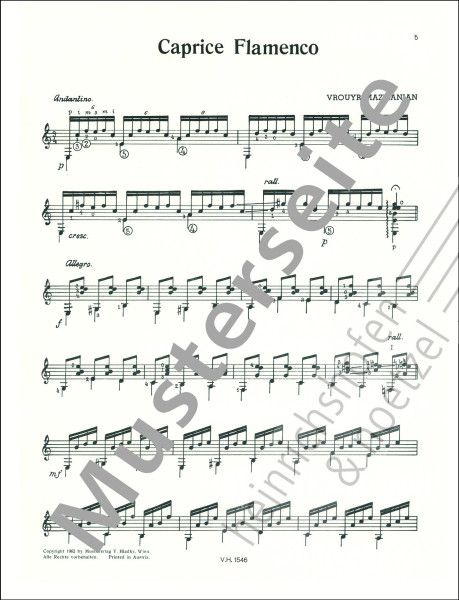 Caprice Flamenco | Vrouyr Mazmanian | Heinrichshofen Verlag