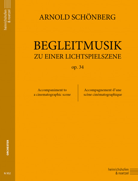 Begleitmusik für eine Lichtspielszene für Orchester, op.34