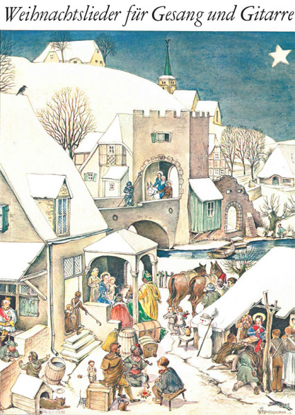 Christmas carols for voice and guitar | Alfons Steigenberger | Heinrichshofen publishing house