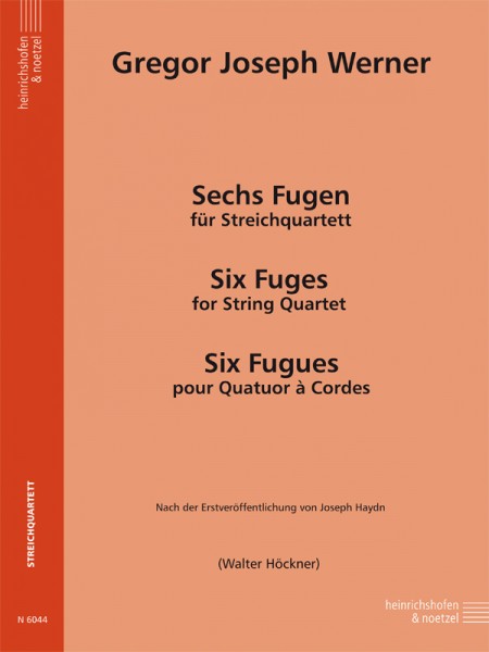 Sechs Fugen für Streichquartett