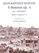 6 Sonaten für 2 Altblockflöten, Heft 1