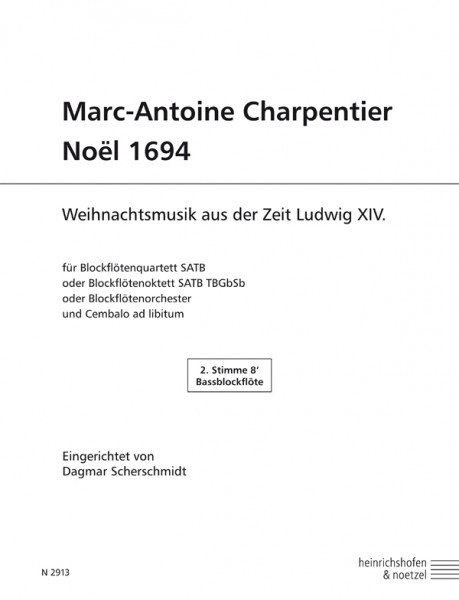 Marc-Antoine Charpentier – Noël 1694 Bassblockflöte 2