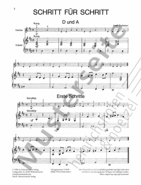 Schritt für Schritt