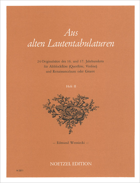 Aus alten Lautentabulatoren | Edmund Wensiecki | Heinrichshofen Verlag