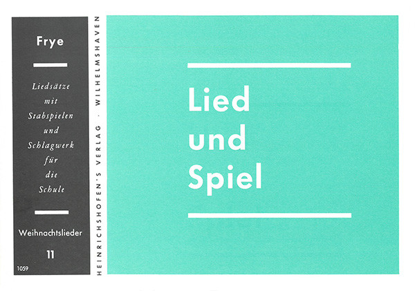 Song and Play, Vol. 11 | Karl Frye | Heinrichshofen publishing house