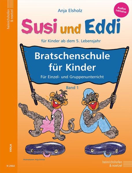 Susi und Eddi - Bratschenschule für Kinder | Anja Elsholz | Heinrichshofen Verlag