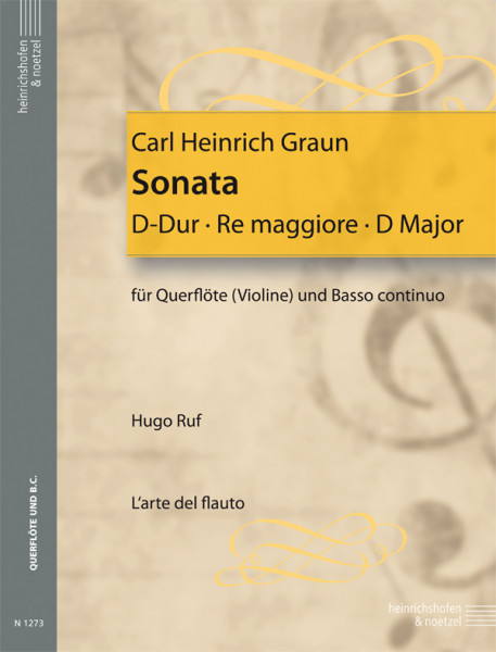 Sonata D Major | Carl Heinrich Graun | Heinrichshofen publishing house