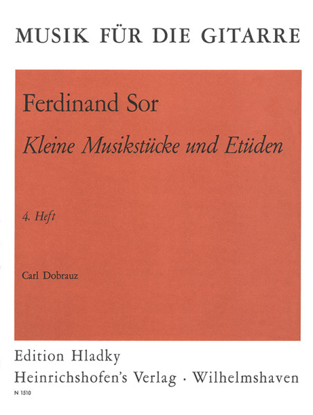 Kleine Musikstücke und Etüden | Heft 4 | Fernando Sor | Heinrichshofen Verlag