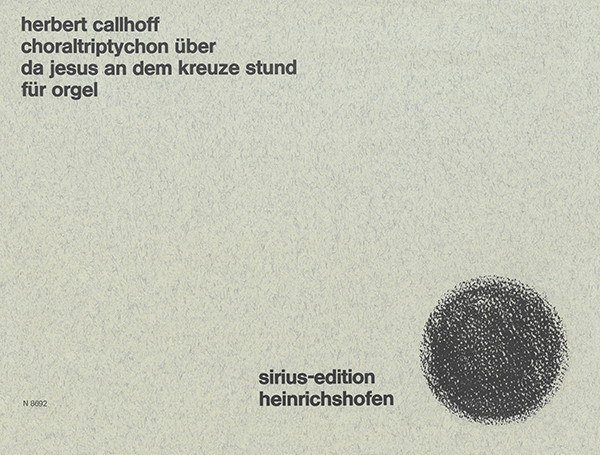 Choraltriptychon über "Da Jesus an dem Kreuze stund"